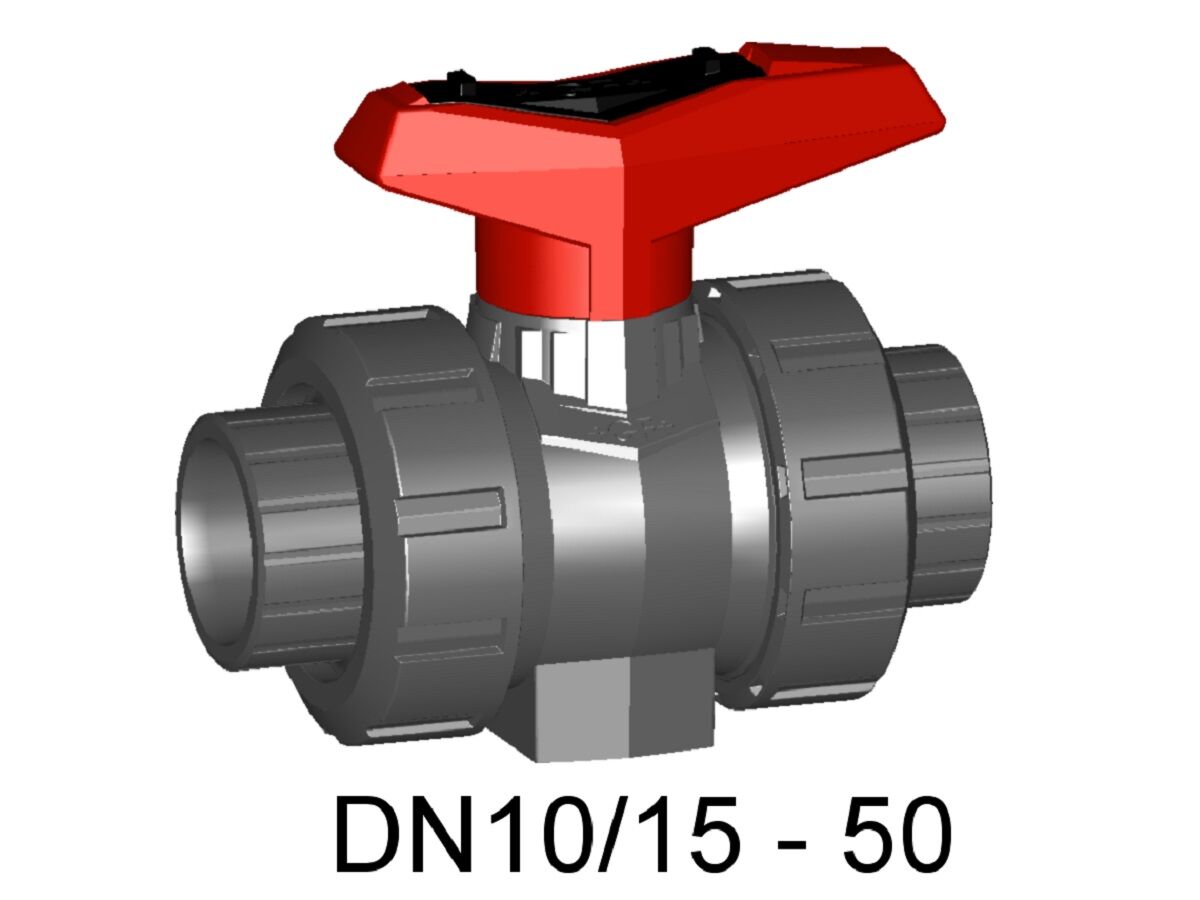 Schedule 80 PVCU Ball Valve 50mm from Reece