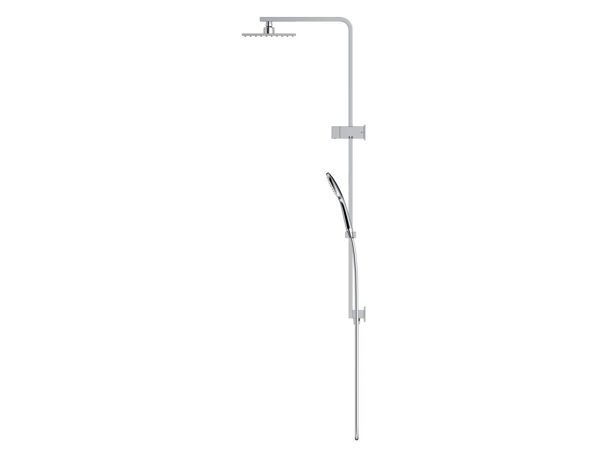 Mizu Bloc MK2 Twin Waterrail 200mm ABS Overhead Chrome (3 Star)