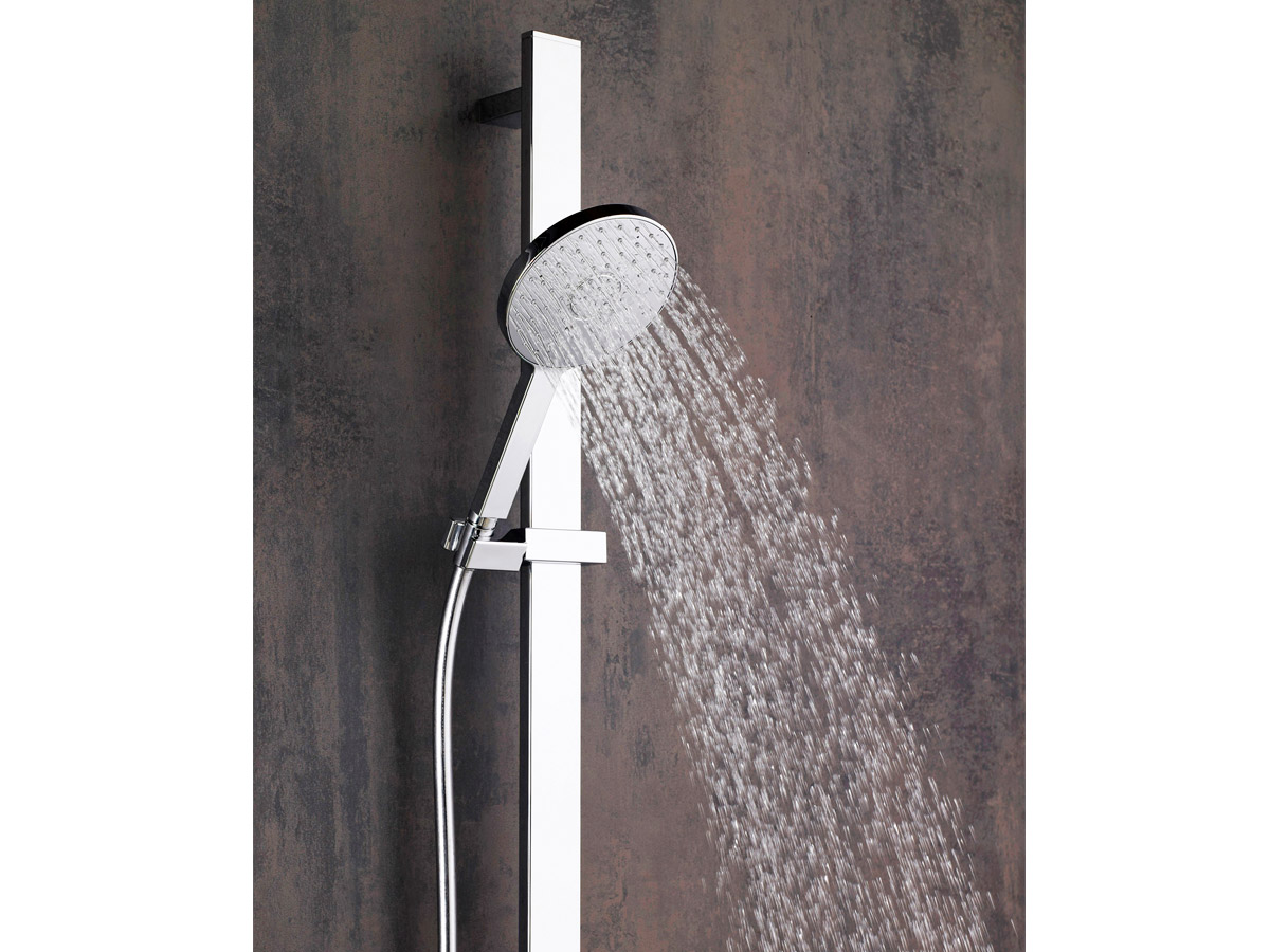 Nikles Pure Rail Shower 2 Function with 140 Handpiece Chrome (3 Star) from Reece