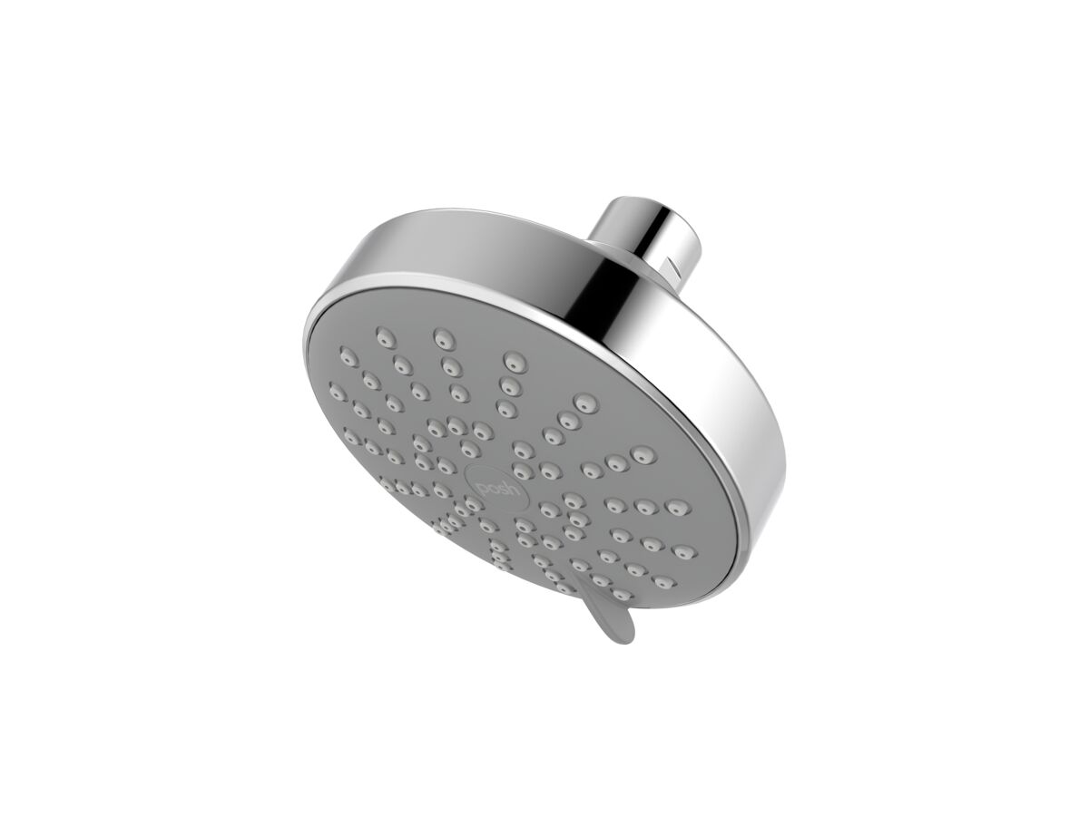 Posh Solus MK3 Wall Shower Rose 3 Function Chrome (4 Star) from Reece