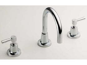 Phoenix Gen X Lever Basin Set Gooseneck Swivel Chrome (5 Star)