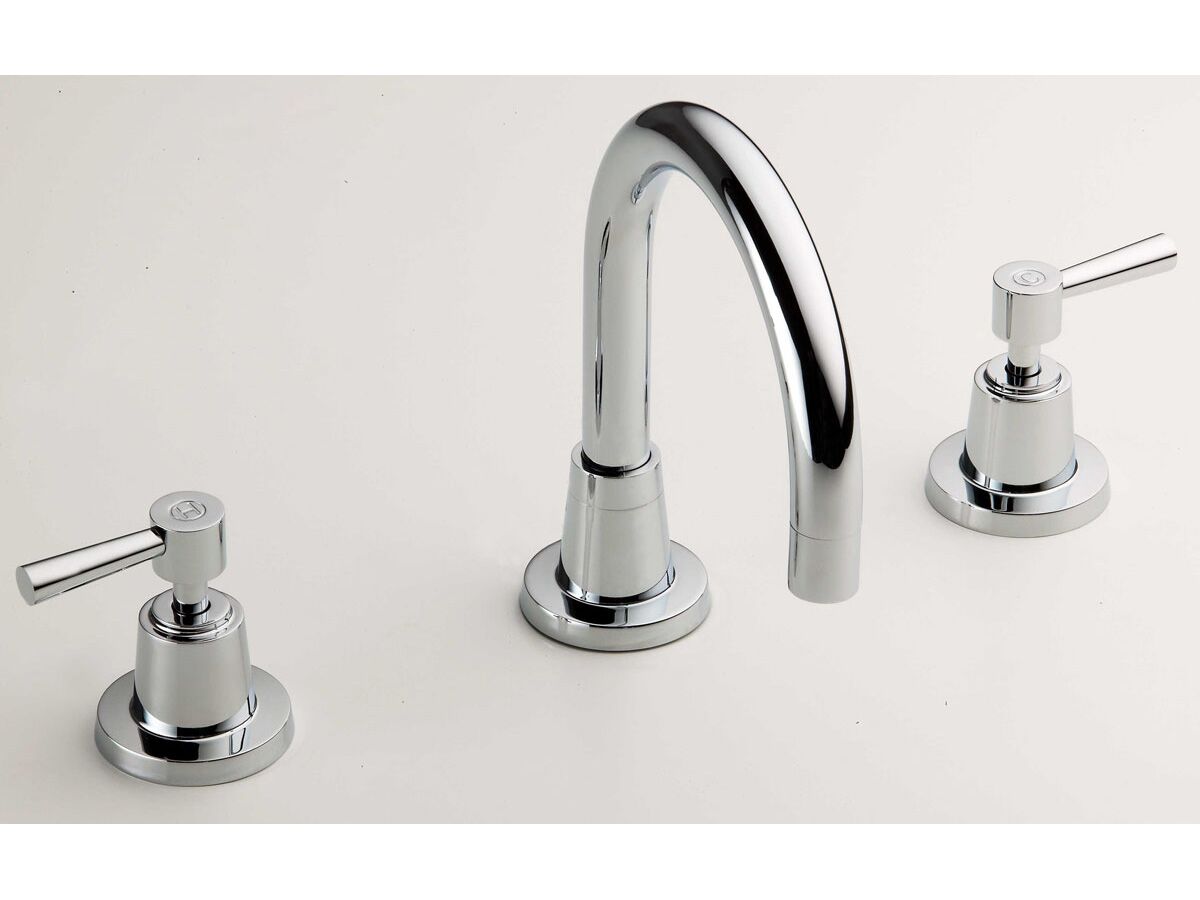 Phoenix Gen X Lever Basin Set Gooseneck Swivel Chrome (5 Star) from Reece