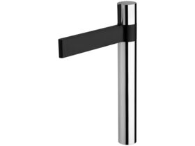 Milli Axon Extended Basin Mixer with Black Outlet Chrome/Matte Black (6 Star)