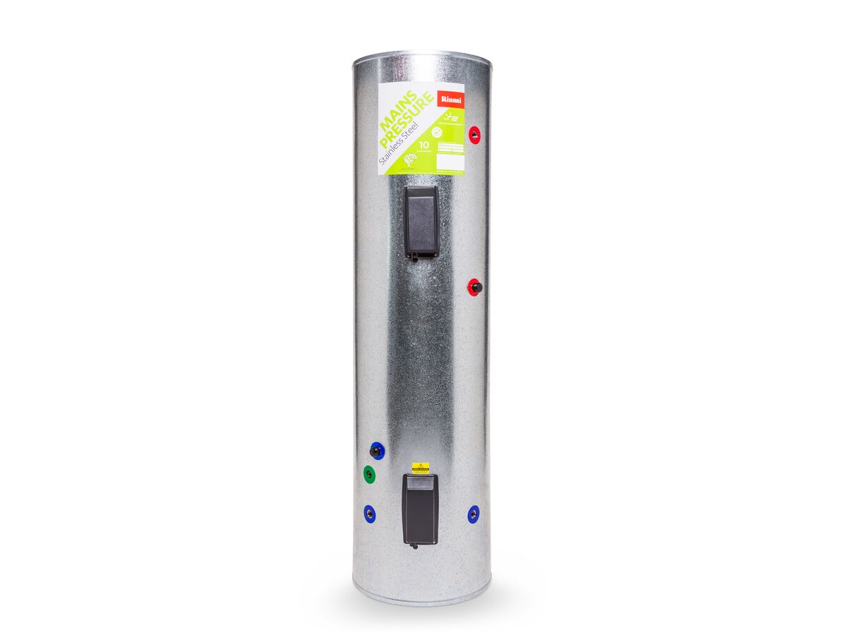 Hj Cooper 250Ltr 550X1726mm Mains Electric Cylinder Duplex Stainless Steel